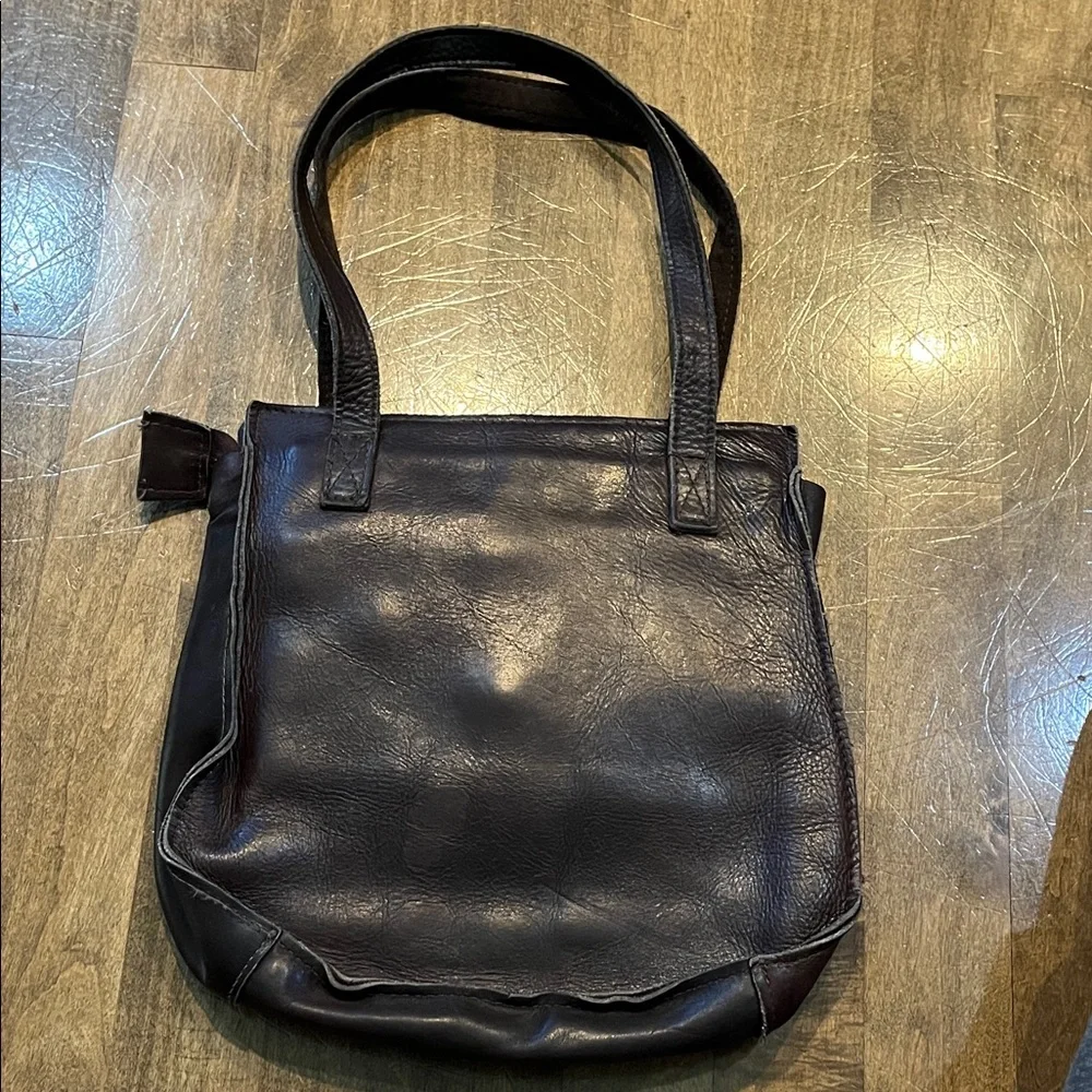 Elegant vintage brown Leather Bag